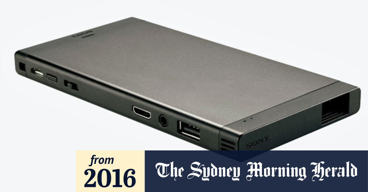 Hands on Sony MP CL1 mobile laser projector